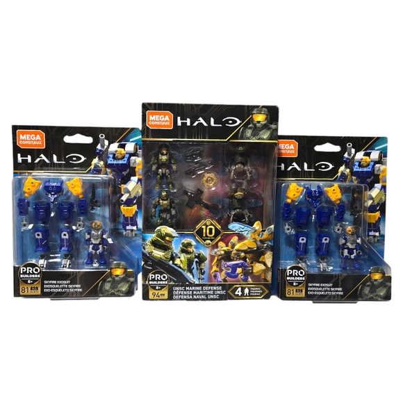 MEGA Construx Halo Skyfire Exosuit Building Set (GLB73) – New In Blister Pack